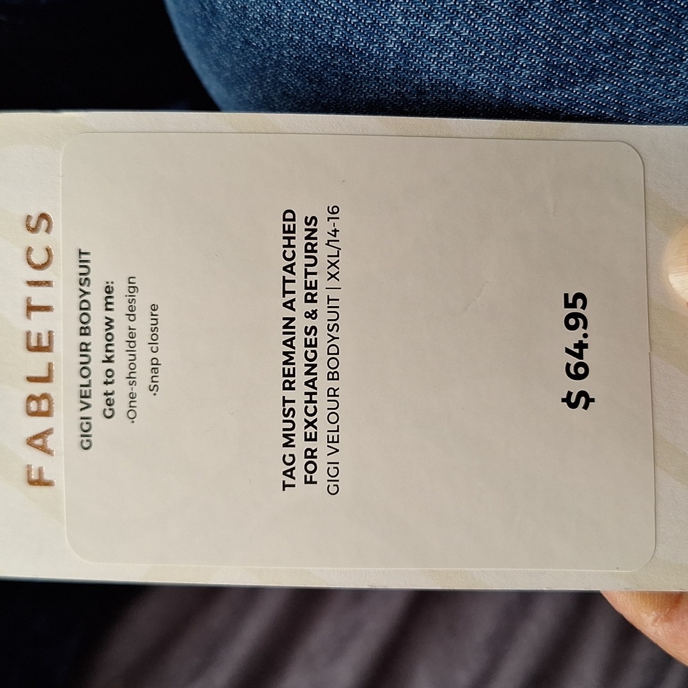 Fabletics bodysuit - Picture 3 of 4